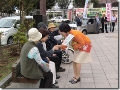 １２日我孫子⑤我孫子駅前