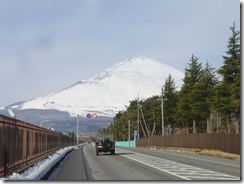 １月１７日キャンプ富士からの富士山